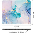 Auhoahsil Mouse Pad, 12 x 10 in Marble Art Theme Computer Mouse Pad - Image 7