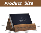 HJX Custom Business Card Holder Desk-Personalized Engraved Wooden Business Card - Image 2