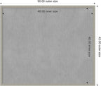 Amanti Art Grey Framed Magnetic Board 42x50 Oversize Vision Board - Image 4