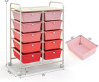 GLACER 10 Drawer Rolling Cart, Storage Cart - Image 3