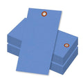 SmartSign 4.75 x 2.375 inch “Blue” Blank Tyvek Shipping Tags by SmartSign