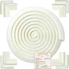 Baby Proof Corners and Edges Protector 20ft Edge+8 Corner Guard, Fireplace Baby by Dekukar