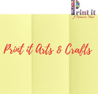 Printit Colors Multipurpose Paper, 20 lbs., 8.5" x 11", Canary-Yellow, 500 - Image 6