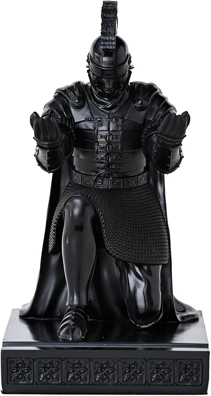 CYXStar Roman Praetorian Prefect Warrior Knight Pen Holder Desk Ornament Resin - Image 3