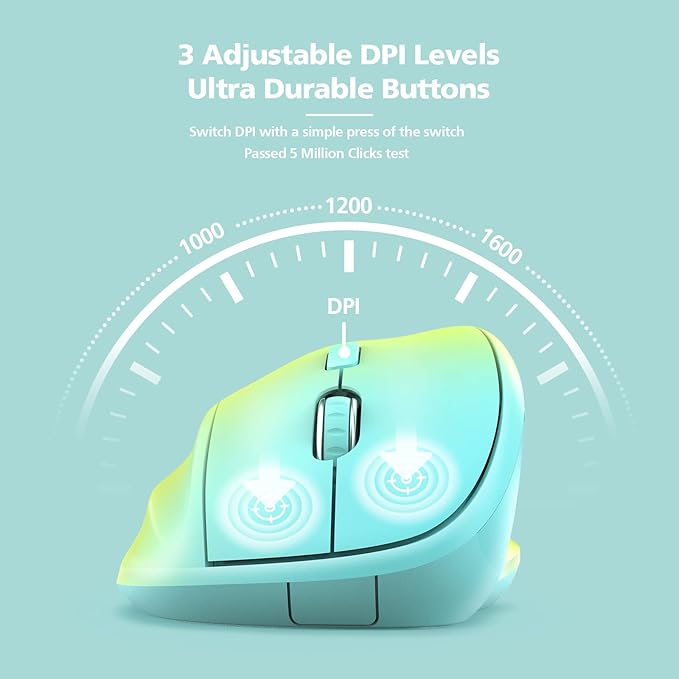 Ergonomic Wireless Mouse with USB Receiver - Image 6