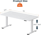 FitStand Adjustable Standing Desk, Large 79x31 Inches Standing Desk - Image 3