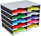 Ultimate Office TierDrop Literature Organizer/Forms Mailroom Classroom Sorter by UltimateOffice