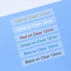 COLORTY Replacement for Brother P-Touch Label Maker Tape TZe 12mm 0.47 Clear - Image 7