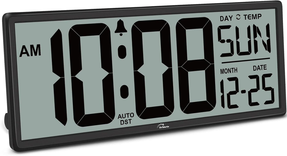 wallarge 14.5'' large digital wall clock battery operated, main product view