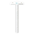 12" Clear Acrylic T-Square Ruler by CYFUNDESIGN