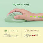 Micropack Ergonomic Vertical Wireless Bluetooth Mouse - Image 5