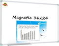 Lockways Magnetic Dry Erase Board, 36 x 24 Inch Magnetic Whiteboard White Board