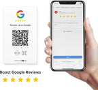 HotLabel – Google Review Card 5-Pack – White – NFC Tap & QR Code – Includes 5 - Image 2
