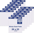 Comix Sticky Easel Pad, 20 x 23 Inches Flip Chart Paper by Comix