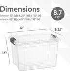 Superio Clear Storage Boxes - Image 2