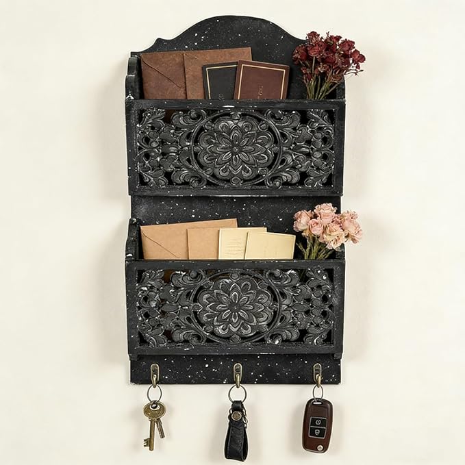 Chadechimo Rustic Key and Mail Holder - Image 7