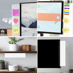 Monitor Memo Board 2Pcs Office Desk Accessories Computer Monitor Sticky Note - Image 7