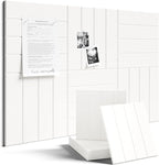 Fluxynara Felt Bulletin Board Tiles Large 36" x 24"Cork Board Alternative-6 Pack by FLUXYNARA