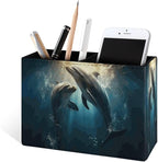Famame Couple Dolphins Underwater Pencil Holder - Image 2