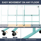 Rolling Whiteboard, 48x32 Inches Dry Erase Board - Image 4