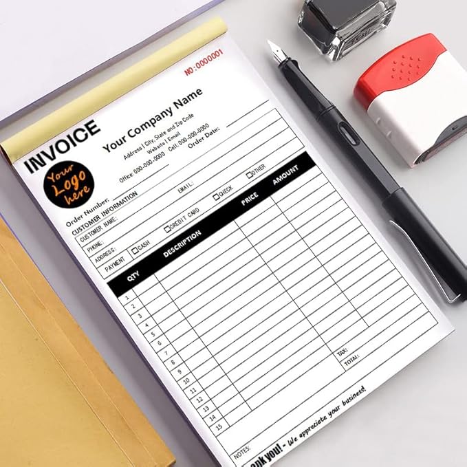 Custom Carbonless Sales Invoice Form Books - Image 3