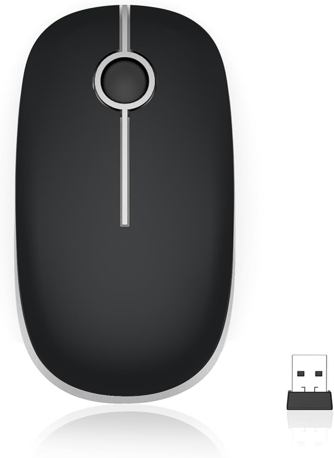 VssoPlor Wireless Mouse, 2.4G Slim Portable Computer Laptop Mouse - Image 6