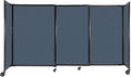 Versare Straightwall Sliding Portable Wall Partition | Freestanding Office by VERSARE
