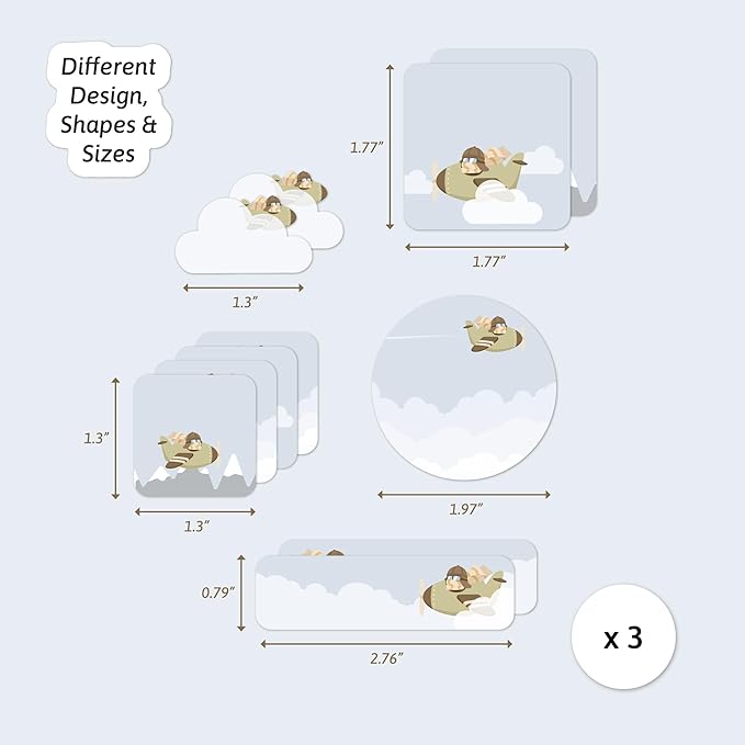 Large Name Labels for Kids - Image 3