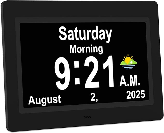 SSYA Dementia Clocks with Day and Date by SSYA
