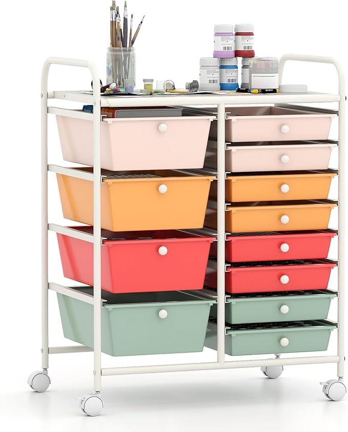 Giantex 12 Drawer Rolling Cart by Giantex