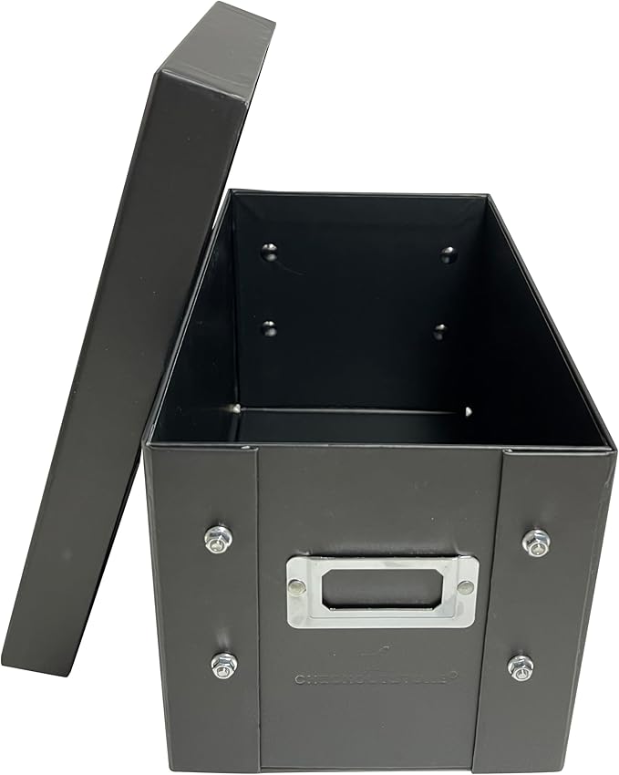 CheckOutStore Black Stamp & Die Craft Scrapbook Storage Pocket Box - Image 2
