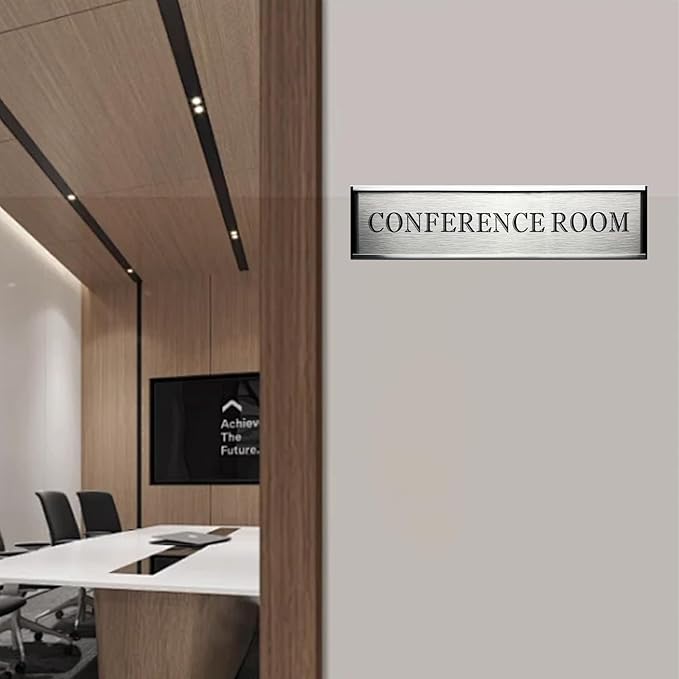 SINKAA Personalized Name Plate for Door or Wall, 2 * 10 inch Custom Office - Image 6