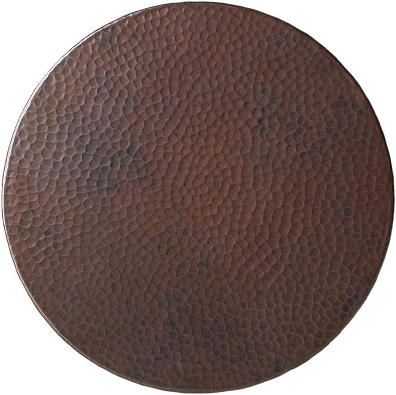 Native Trails 20-Inch Hammered Copper Lazy Susan, Antique Finish - Artisan-Cr...