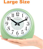 Tinload 5.5" Large Analog Alarm Clock Silent Non Ticking, Gentle Wake, Beep - Image 6
