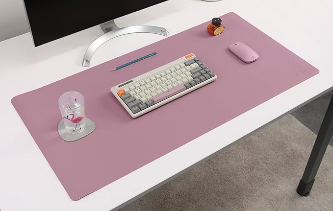 NODITO Dual-Sided Leather Desk Pad, Blotter by Nodito