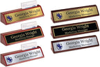 Custom Desk Wedge Name Plate by GemAwards