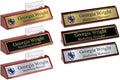 Custom Desk Wedge Name Plate by GemAwards