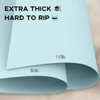 110lb Blue Cardstock, Goefun 100 Sheets Thick Blue Card Stock 300 GSM - Image 4