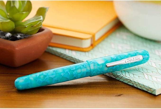 Conklin All American Fountain Pen in Turquoise Serenity – Extra Fine Nib by Conklin
