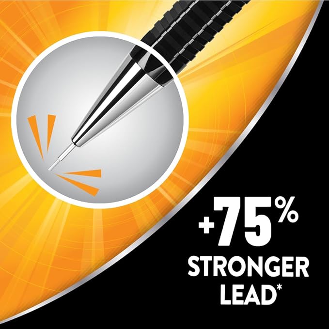 BIC Break Resistant Pro with Shock-Absorption and Twist-Up Eraser, Mechanical - Image 5