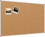 VIZ-PRO Large Cork Bulletin Board/Foldable Noticeboard, 48 X 48 Inches by VIZ-PRO