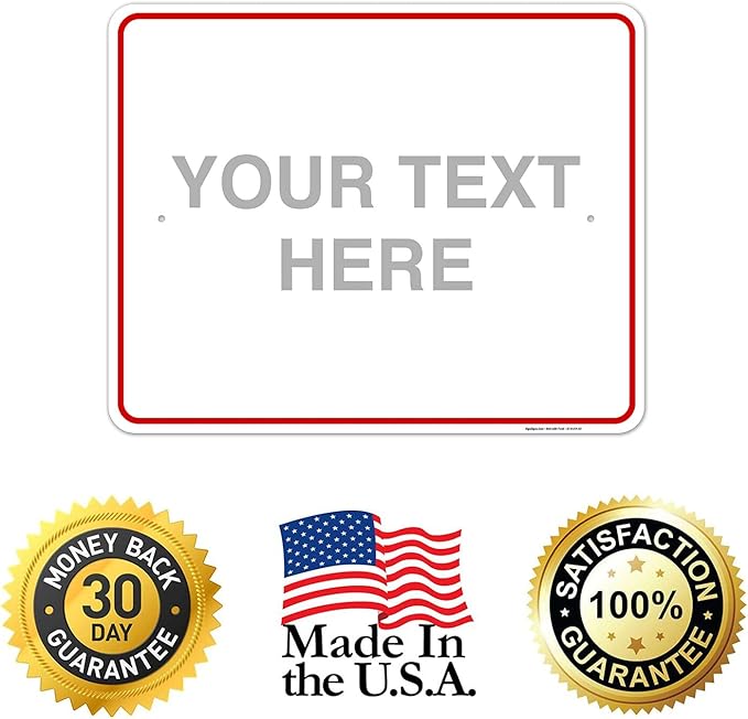 Custom Sign, Personalized Metal Signs, Customize - Image 8
