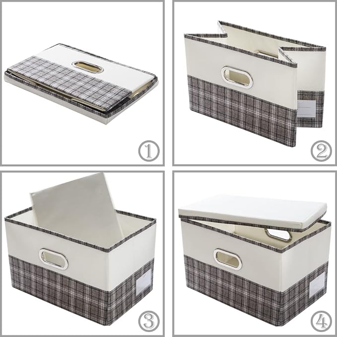 PRANDOM Large Collapsible Storage Bins - Image 4