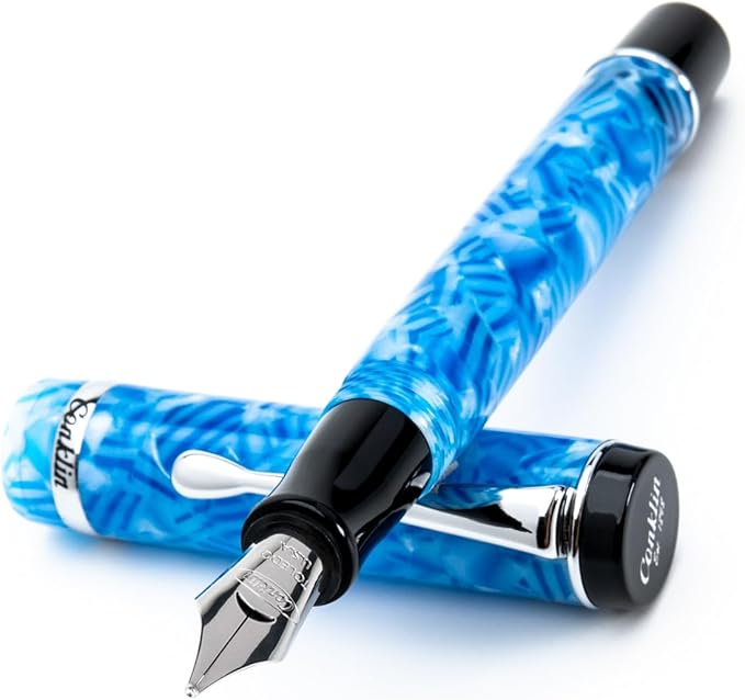 Conklin Duragraph Fountain Pen Ice Blue by Conklin