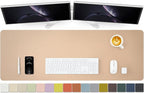 Large Desk Mat - 47.2"x 17" Non-Slip PU Desk Pad by HOMIEAZICOZI