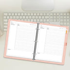 A4 Cornell Notes Filler Paper - 3 Hole Cornell Notes Loose Leaf Paper, 50Sheets / 100Pages, 100gsm, White, 8.5'' x 11''