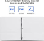 3 Ring Binder 1-1/2 Inch, ViVin Sturdy 1.5"-Round Ring Binder - Image 5