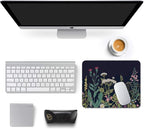 Auhoahsil Mouse Pad, 12 x 10 in Flower Theme Computer Mouse Pad - Image 3