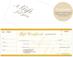 Custom Gift Certificates Cards - Image 2