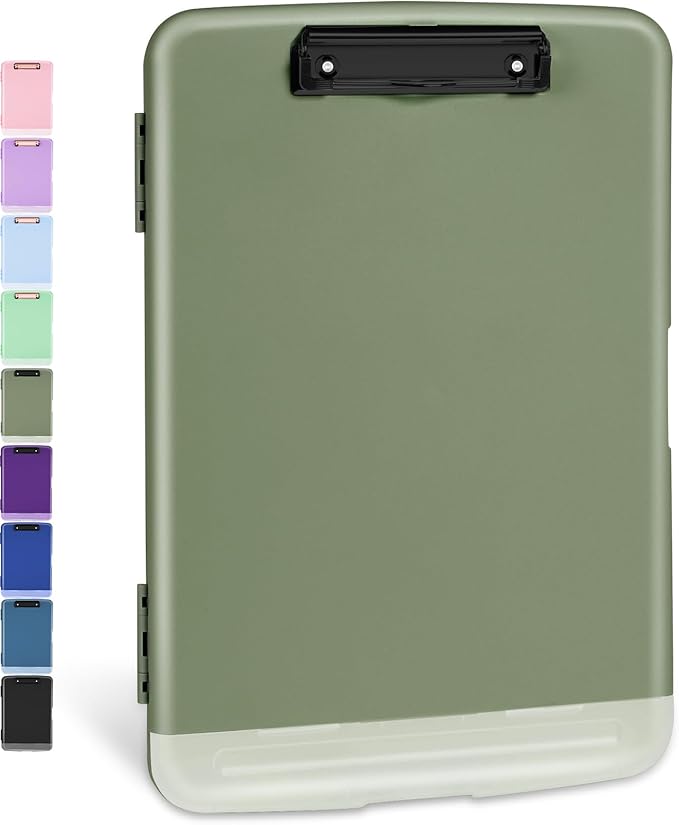 Sooez Clipboard with Storage, High Capacity Nursing Clipboard with Pen Holder by Sooez